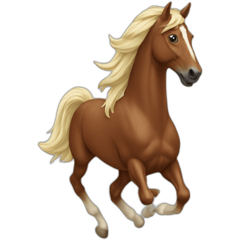 Cheval saut emoji