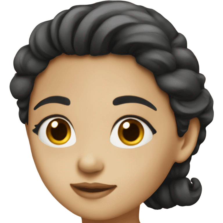 elegant-girl-in-dark-hair emoji