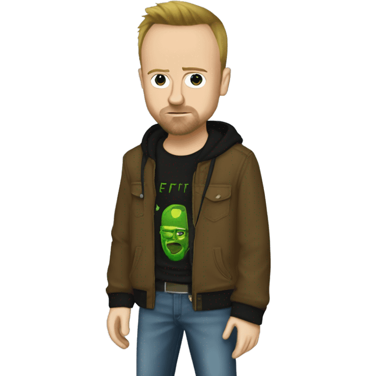 Jesse Pinkman with an Affliction shirt on and Baggy Jeans emoji