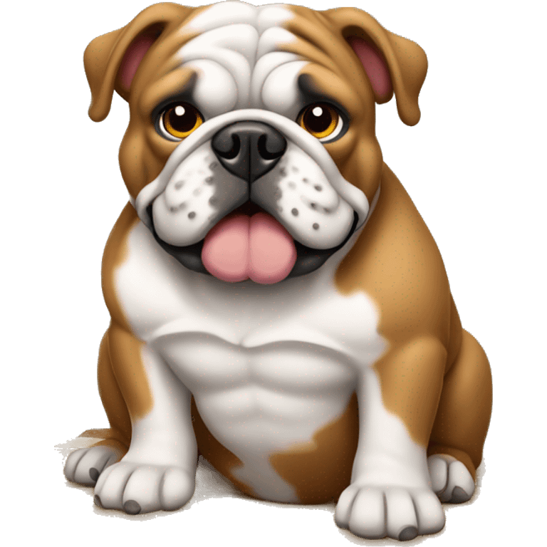 english bulldog construction site emoji