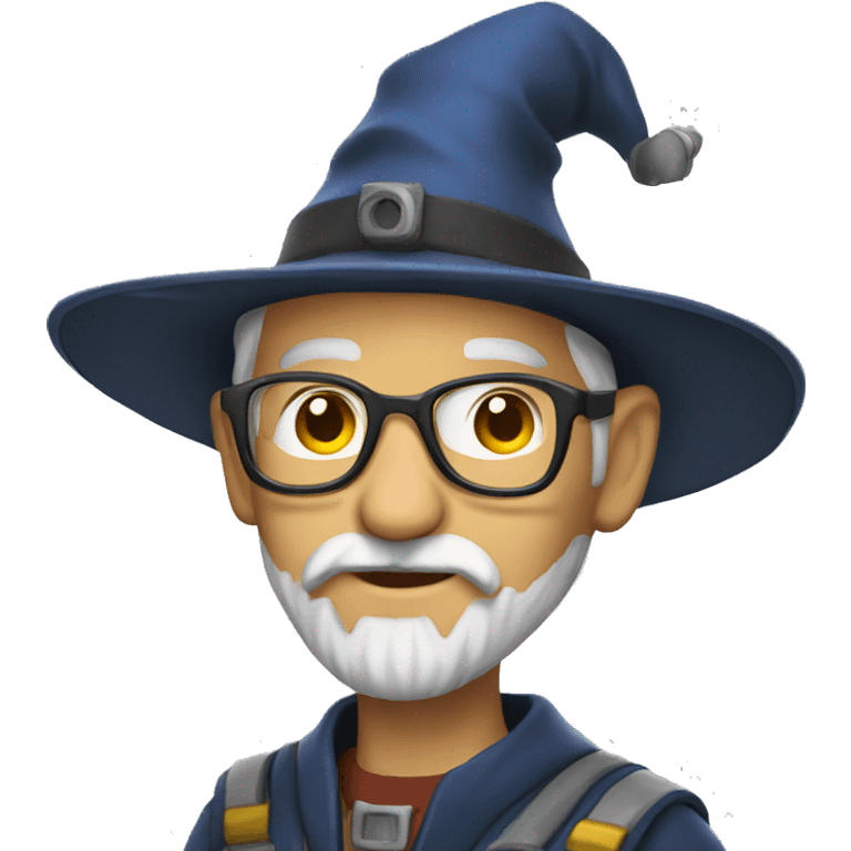 Wizard engineer emoji