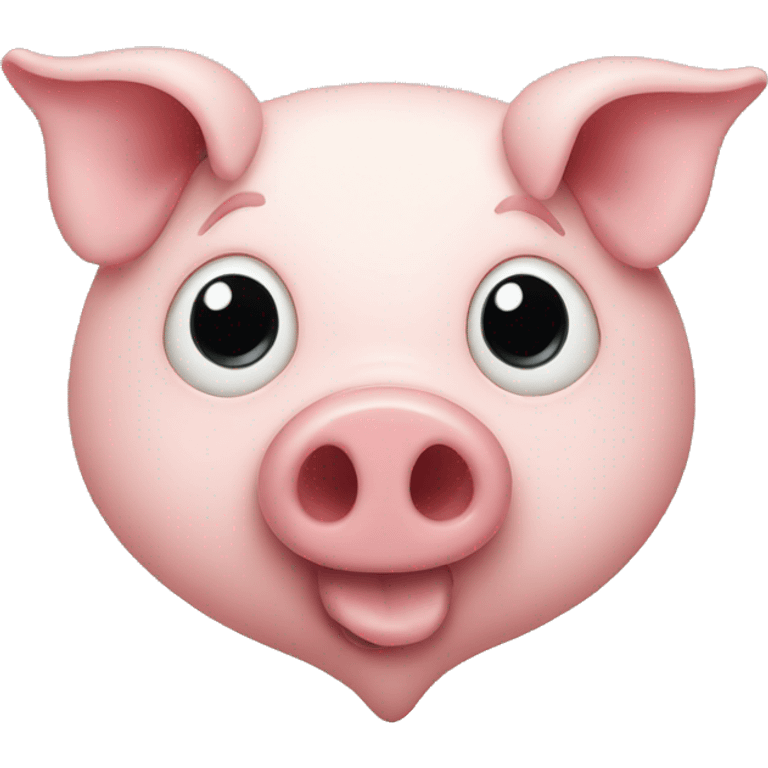 heart with pig’s nose emoji