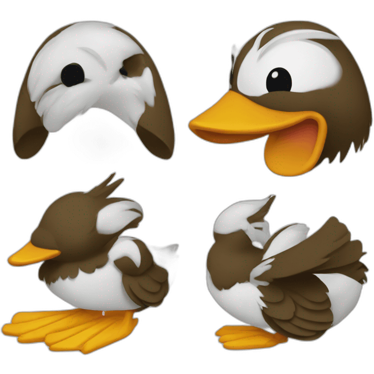 El pato donald  emoji