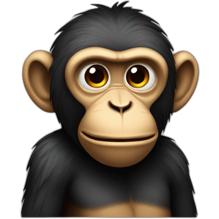 the brooding monkey emoji