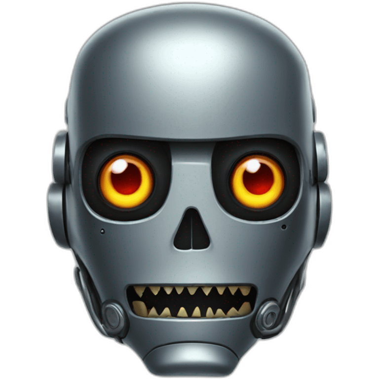 evil robot emoji