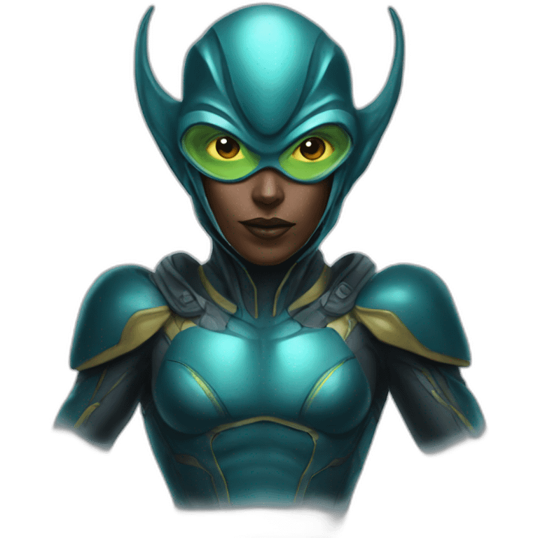 marian alien superhero emoji