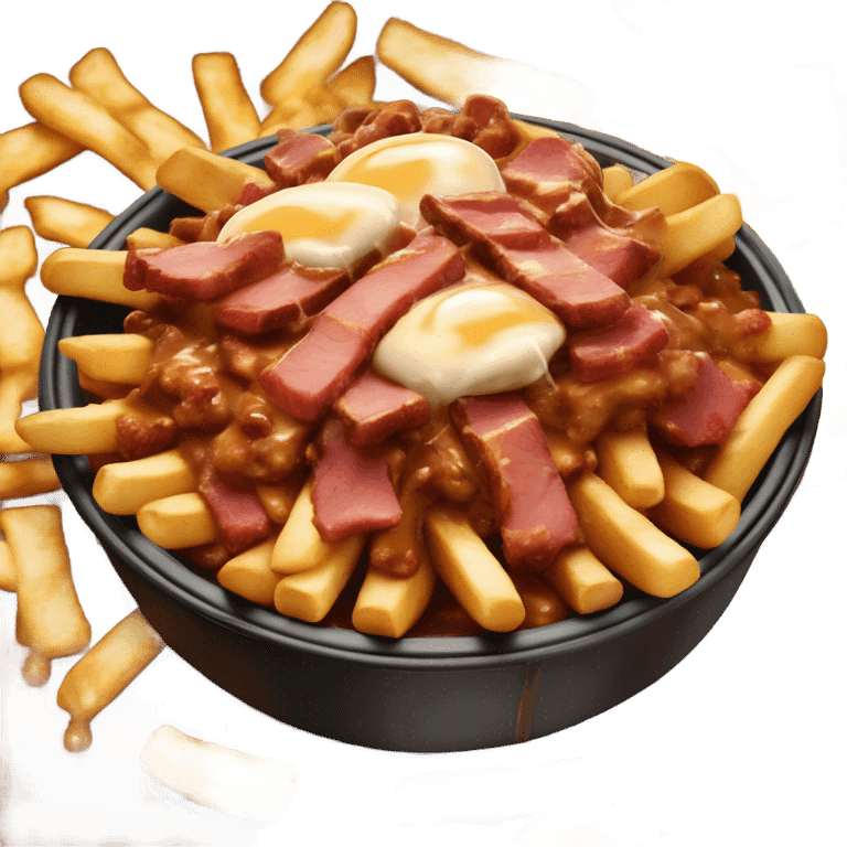 Poutine smoked meat emoji