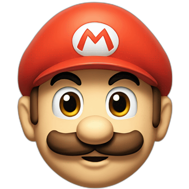 super mario head emoji