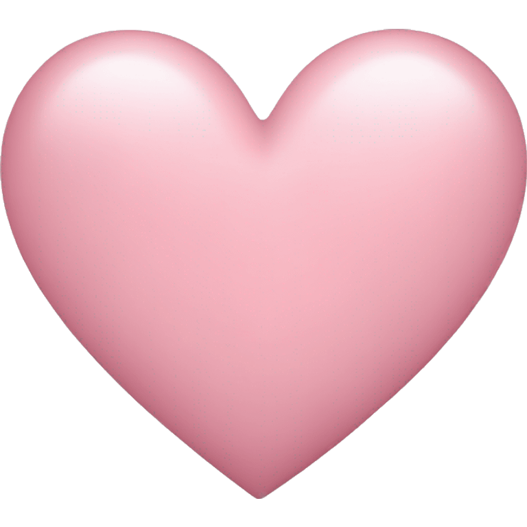 a light pink heart emoji