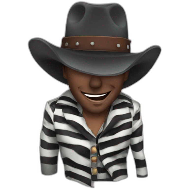 Beeteljuice with cowboy hat emoji