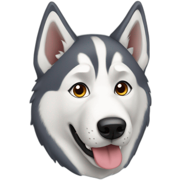 husky siberiano emoji