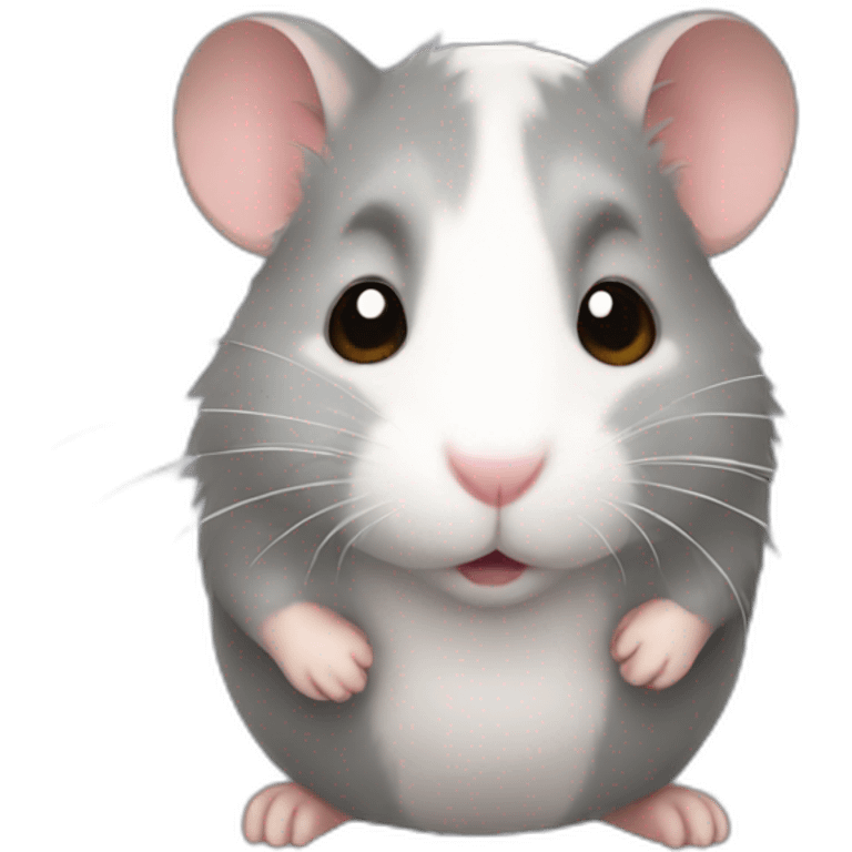 gray hamster emoji