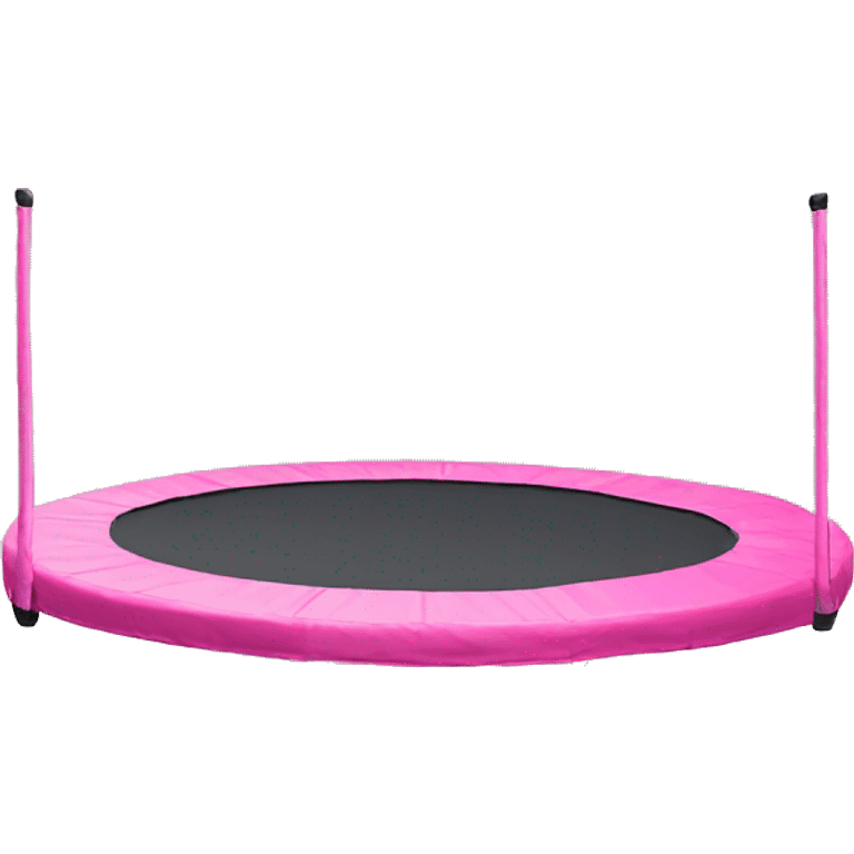 Pink trampoline realistic  emoji