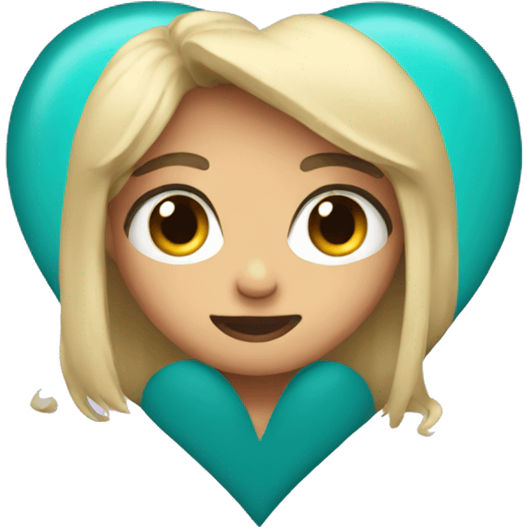 teal heart emoji