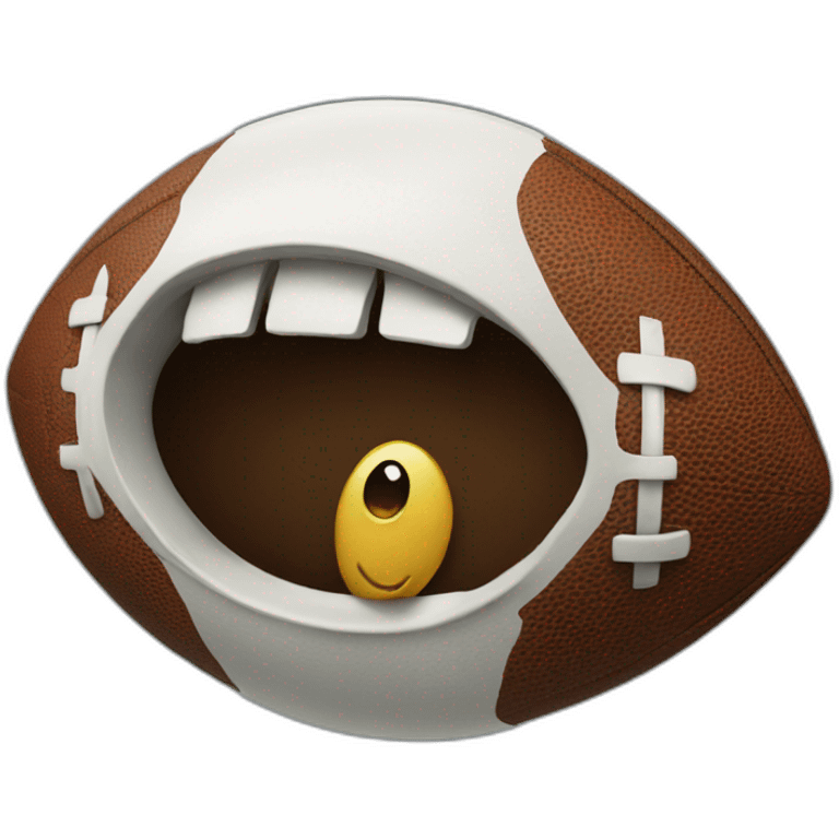 Football crying emoji