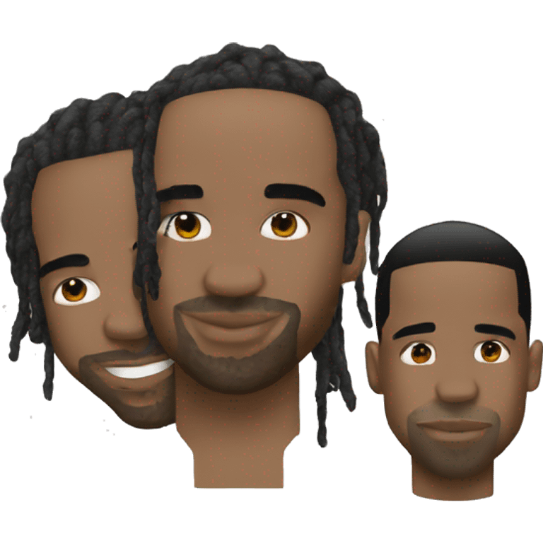 Drake and Travis Scott  emoji