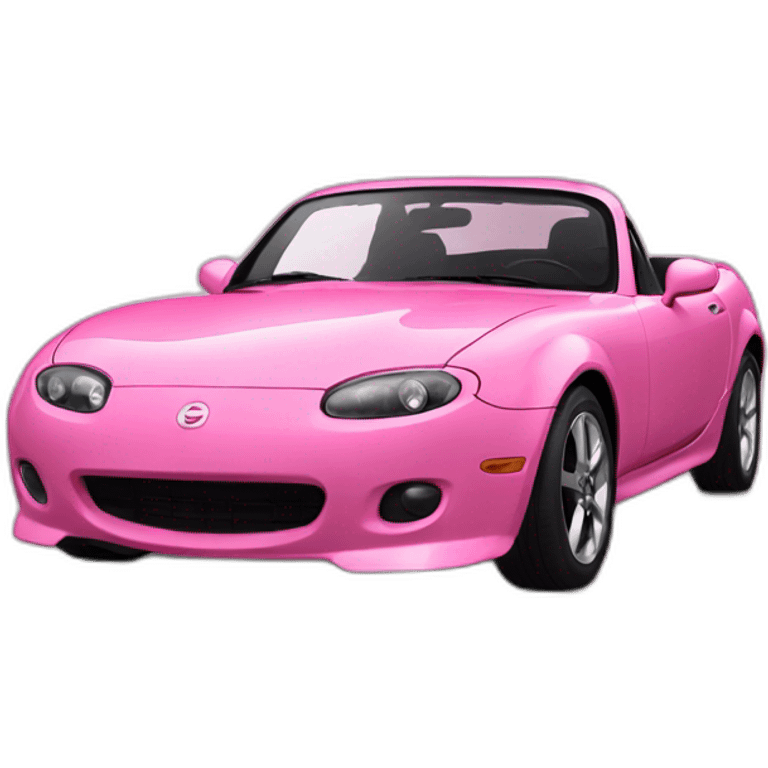 miata pink like cake emoji