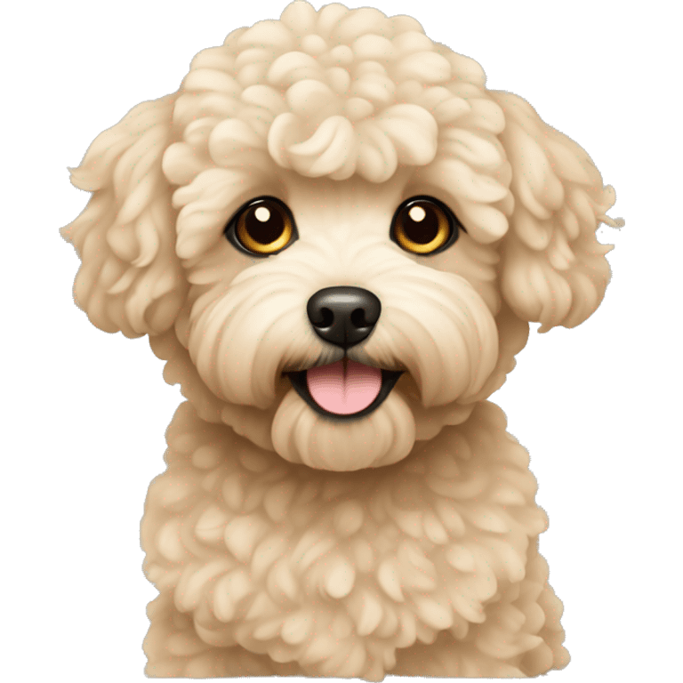 beige maltipoo emoji