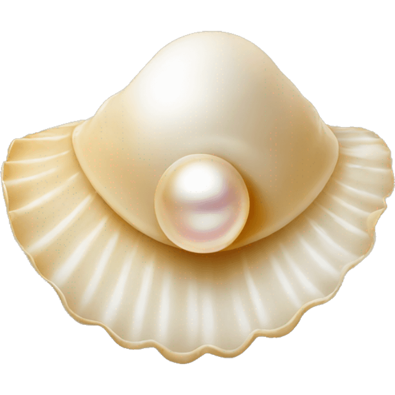 Shell with a pearl  emoji