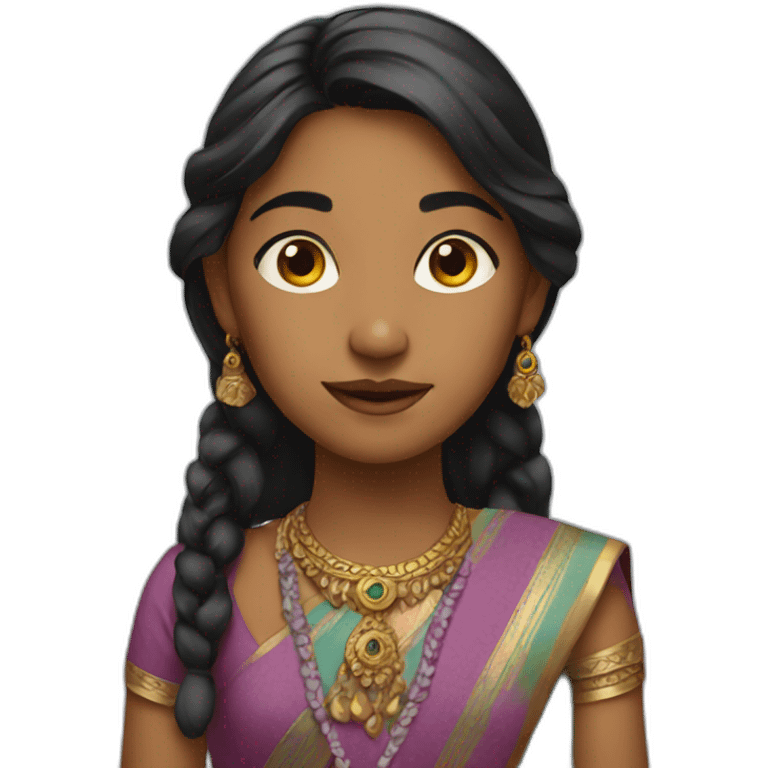 indian girl emoji