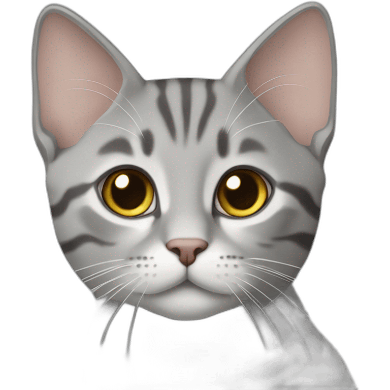 Gray European Shorthair emoji