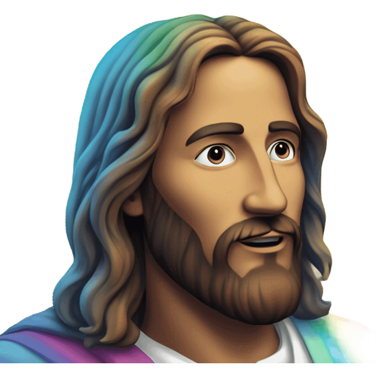 Rainbow jesua emoji