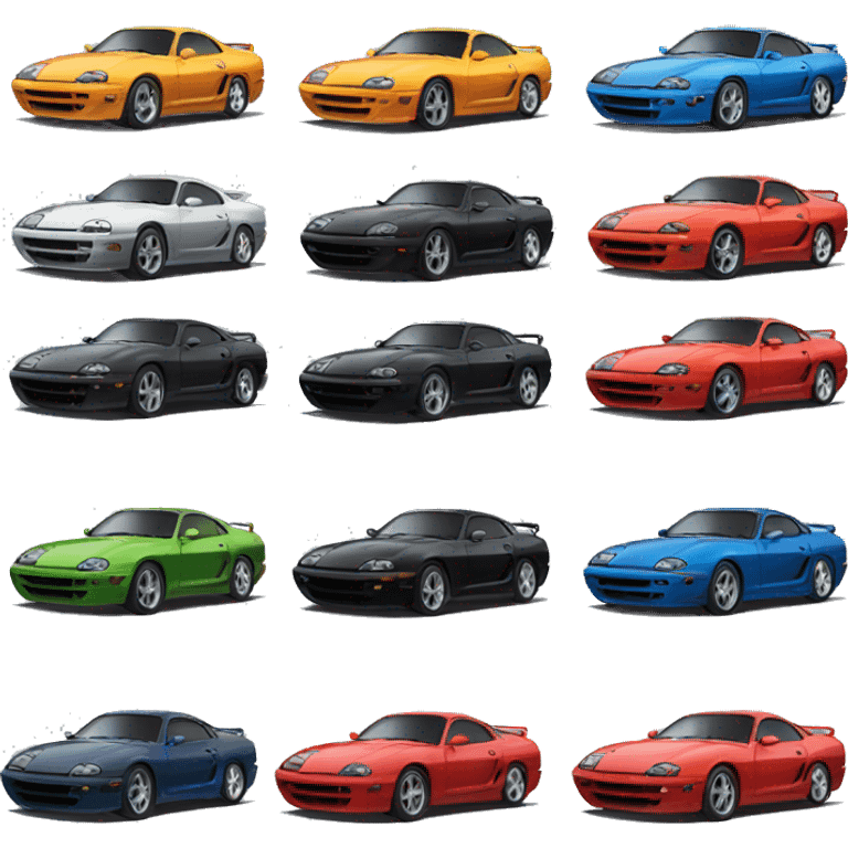 toyota supra fast and furious emoji