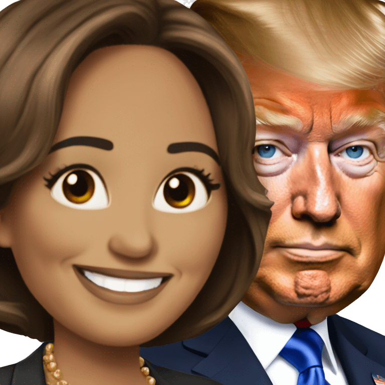 donald trump dating kamala harris emoji