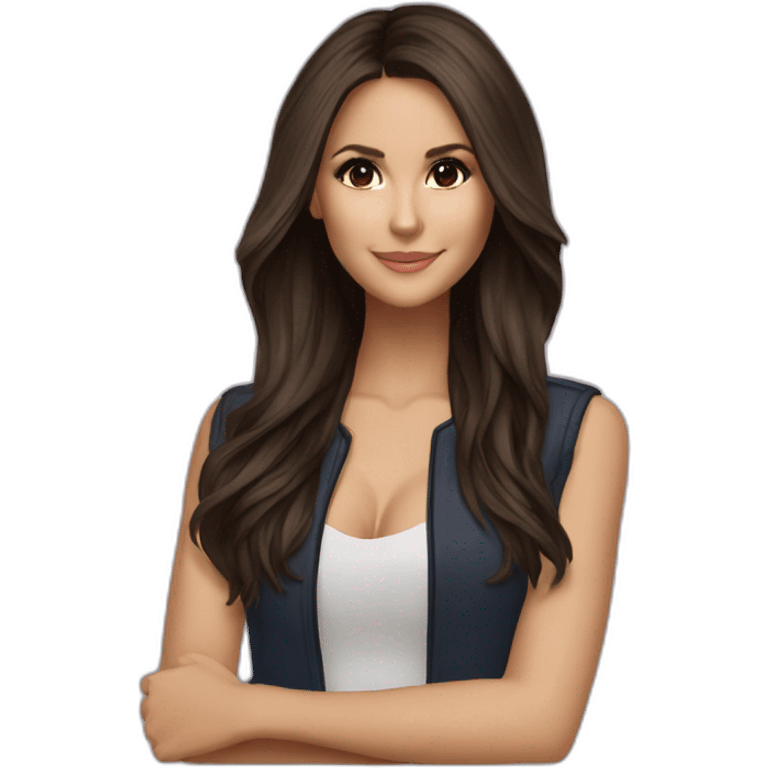 nina dobrev emoji