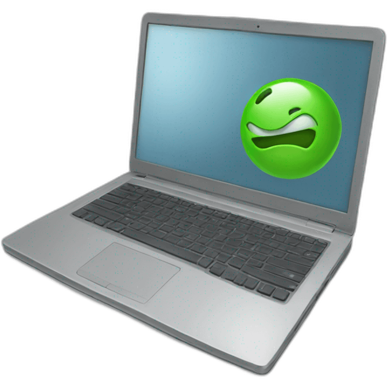 research laptop emoji