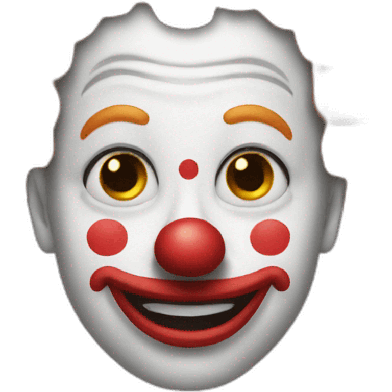 a clown emoji