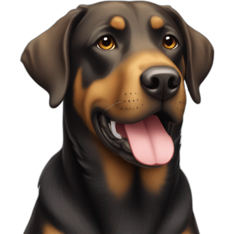 labrador crossed with beauceron emoji