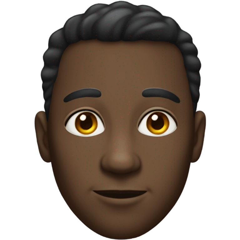 Black male  emoji