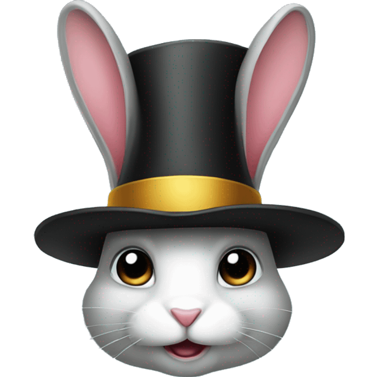 magician hat rabbit emoji