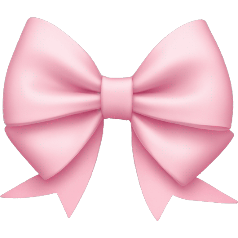 light pink bow on light pink bow emoji