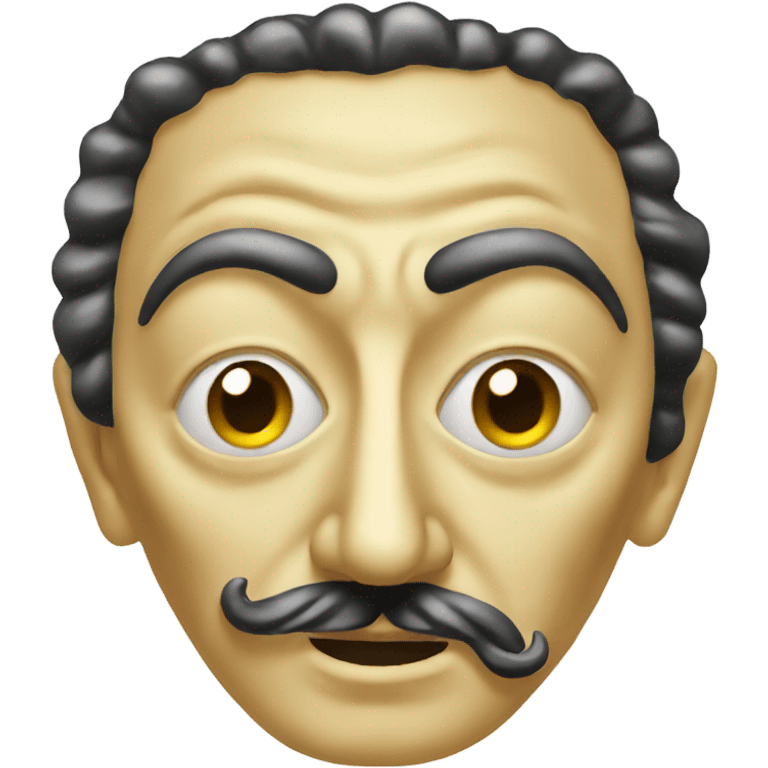 Dali mask emoji