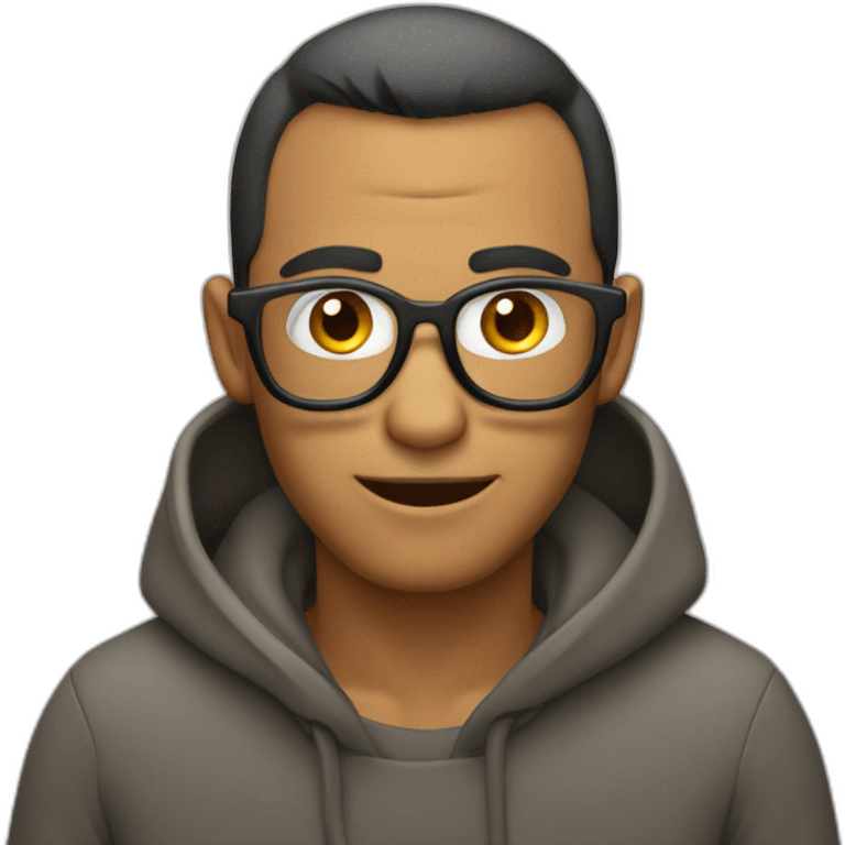 Singe sur homme emoji