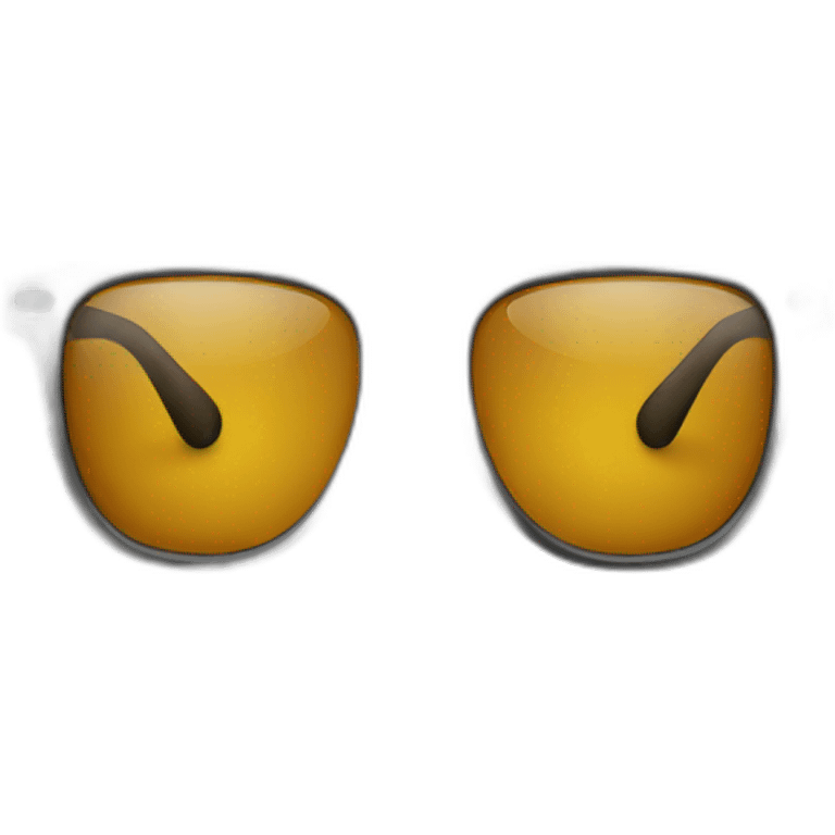 Thug glasses on emoji emoji