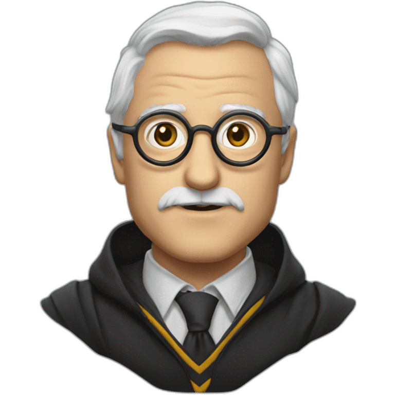 Créatureavec les lunettes d'Harry Potter emoji