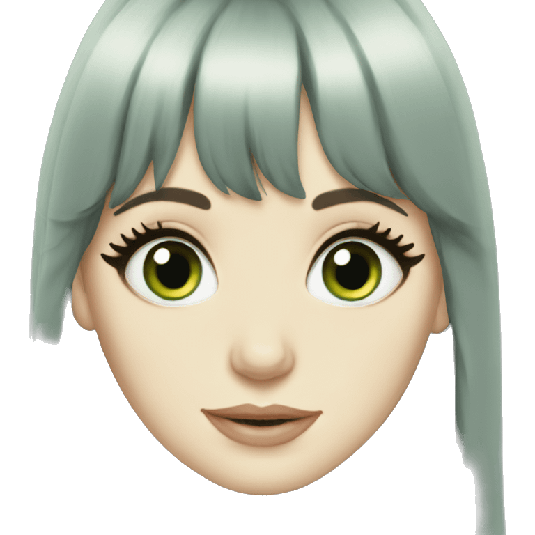 Zooey deschanel green eyes emoji