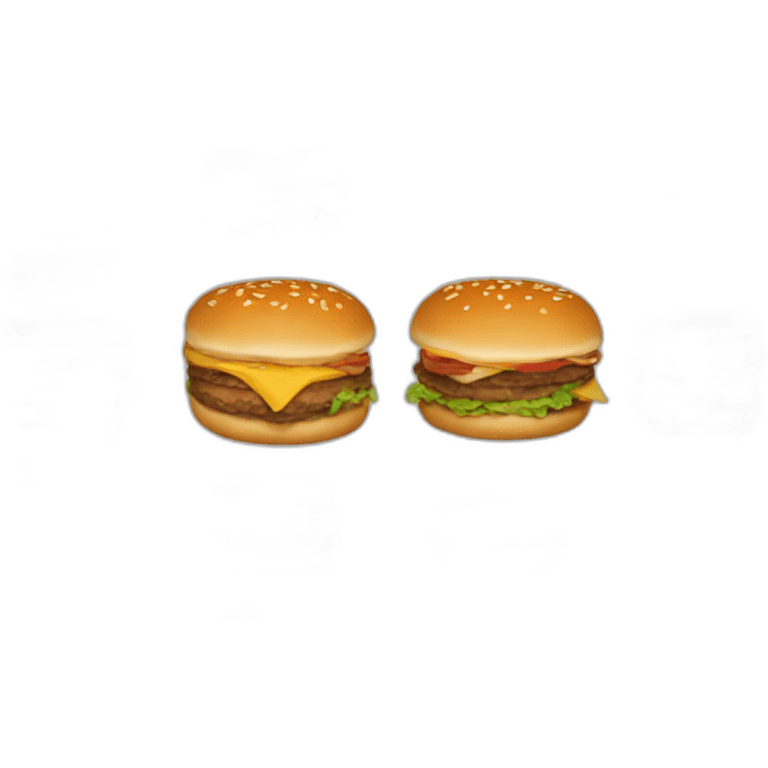 280 mcdonald's burger emoji