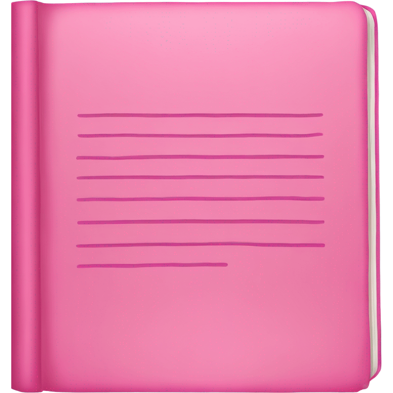 pink book emoji