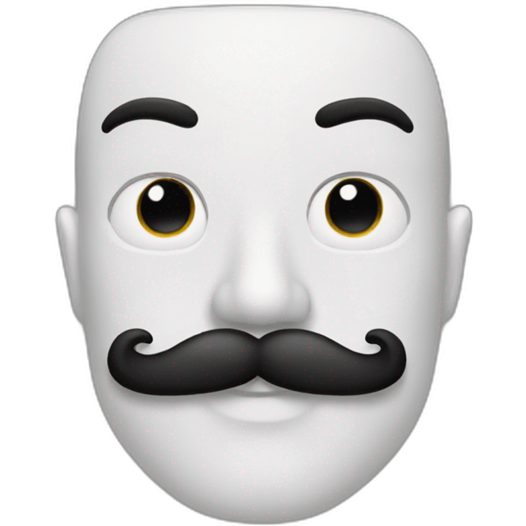 moustache imoji emoji