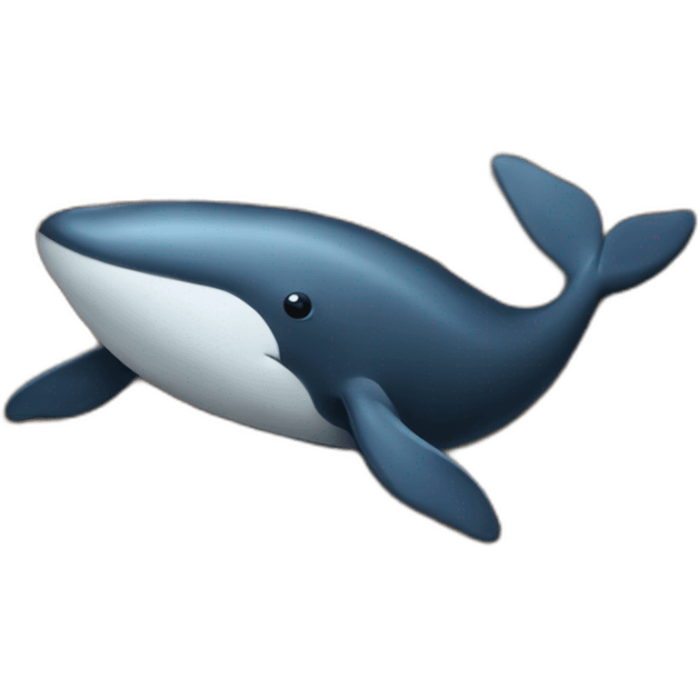 A whale under gravel emoji