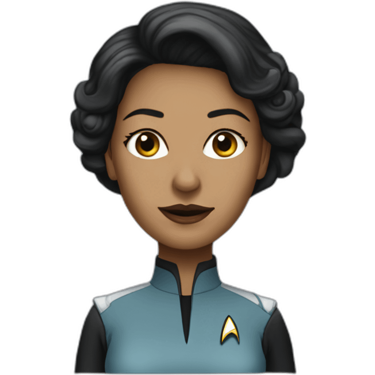 woman over star trek enterprise emoji