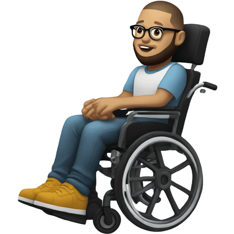 Andy mineo in a wheelchair emoji