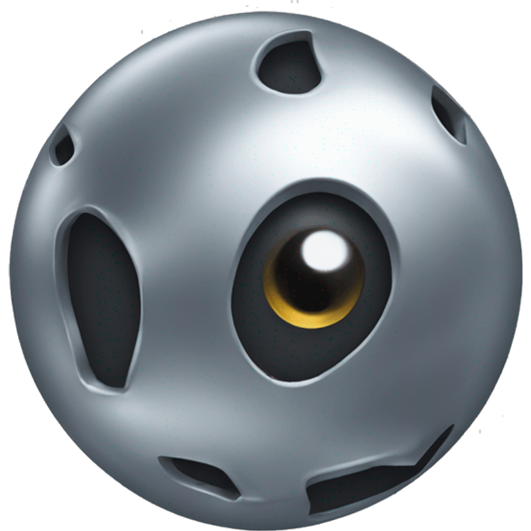 steel ball waving emoji