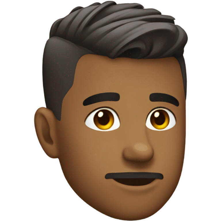 Low taper fade haircut emoji