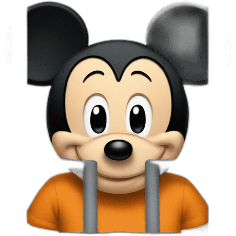 Mickey Jail emoji