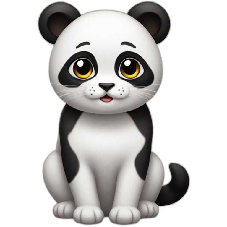 panda cat emoji